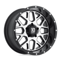 XD820 18X9 6X5.5 106.25 S-BLK MACH +18