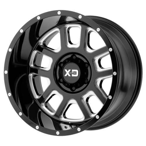 XD828 20X9 5X5.0 G-BLK MILL -12 CSFINISH