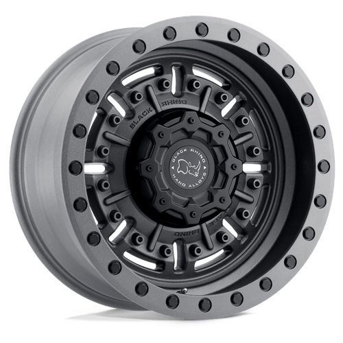 BR ABRAMS 17X9.5 8X165 -18 122 TXT M-GM