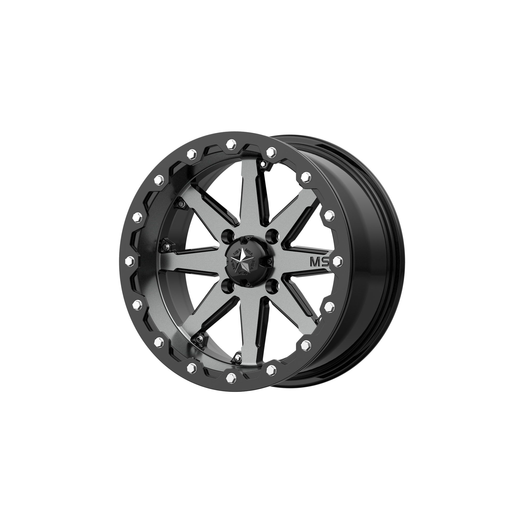 LOK UTV 15X7 4X137 CHARCOAL TINT 00MM