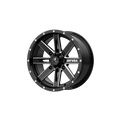 BOXER UTV 14X7 4X110 G-BLK MILL -47MM