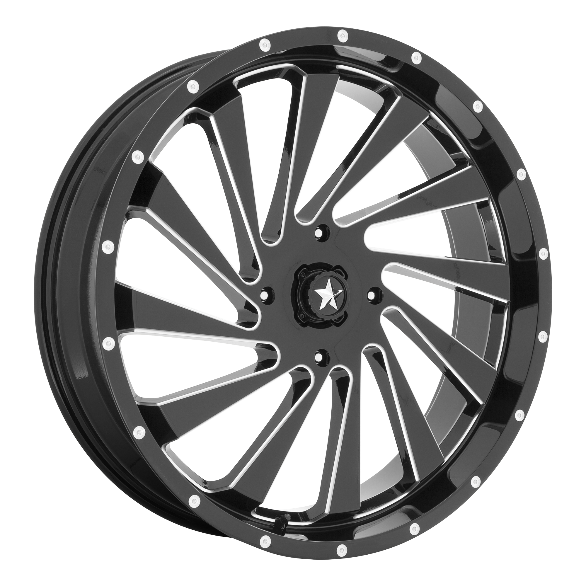 BLADE UTV 20X7 4X137 112 G-BLK-MILL +0