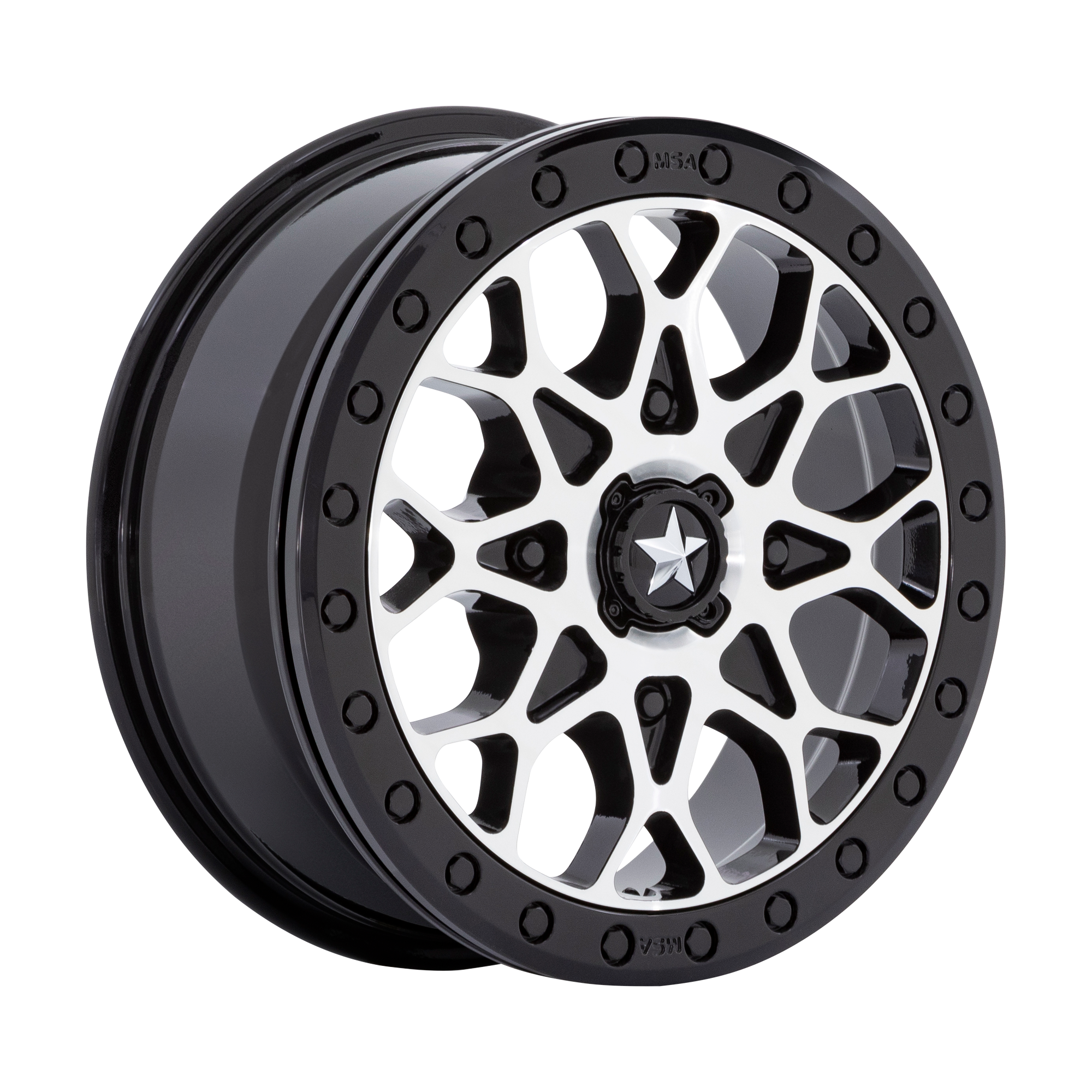 PORTAL UTV BL 15X6 4X137 G-BLK MACH +38