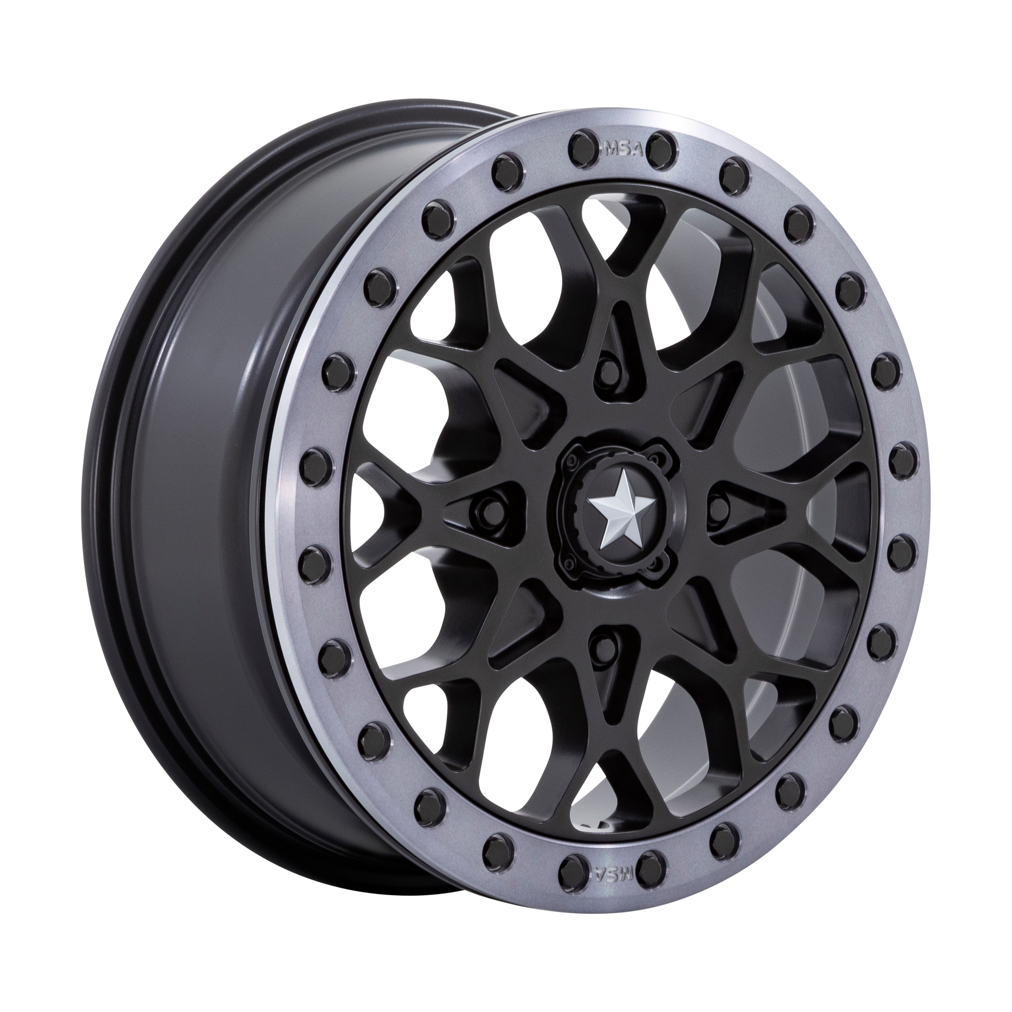PORTAL UTV BL 15X6 4X137 S-BLK GRY +38