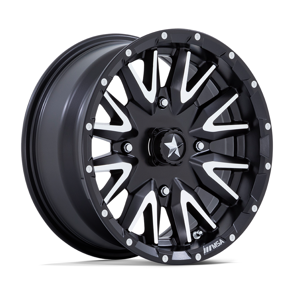 CREED UTV 15X7 4X110 86 +10 M-BLK MCH