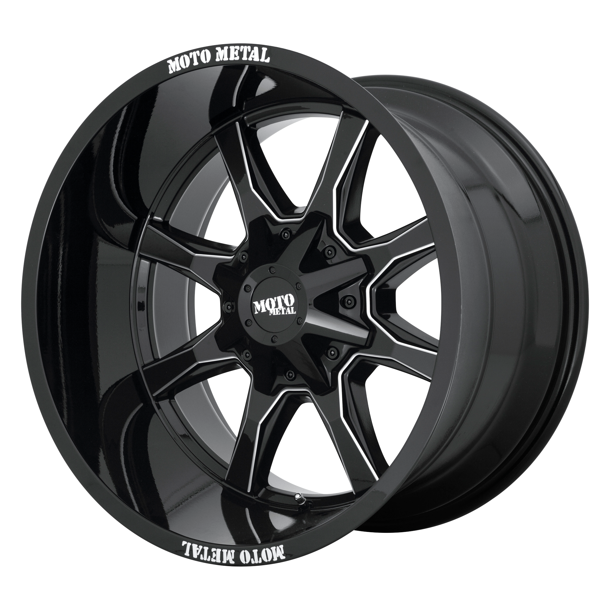 MO970 20X10 8X170 125.5 GBLK MILL-SP -18