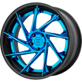 TL104 3PC 22X9.5 5X115 +20 BRSH/BLK
