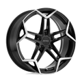 PE P1A 17X8 5X120 76 G-BLK MACH +35