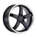 PE P1B 17X8 5X120 76 G-BLK MACH +35