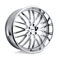 TW SNETTERTON 19X8 5X120 +35 76 CHROME